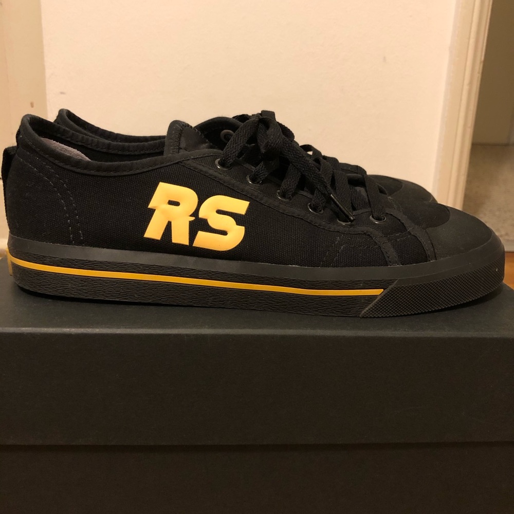 Adidas x Raf Simons Spirit Low (Black/Yellow)